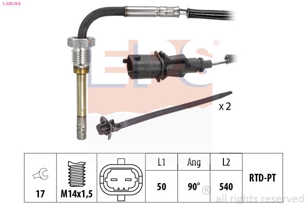 EPS 1.220.354 Sensor, exhaust gas temperature