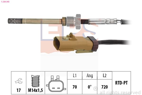 EPS 1.220.365 Sensor, exhaust gas temperature