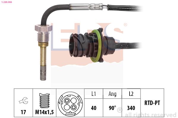 EPS 1.220.366 Sensor, exhaust gas temperature