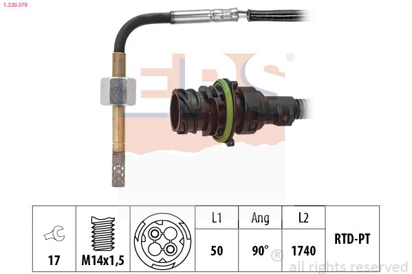EPS 1.220.379 Sensor, exhaust gas temperature