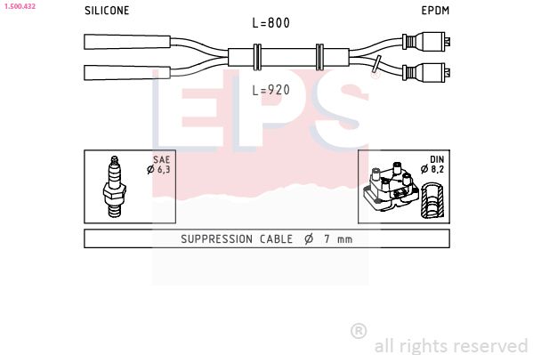 EPS 1.500.432 Ignition Cable Kit