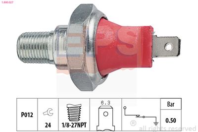 Oil Pressure Switch EPS 1.800.027