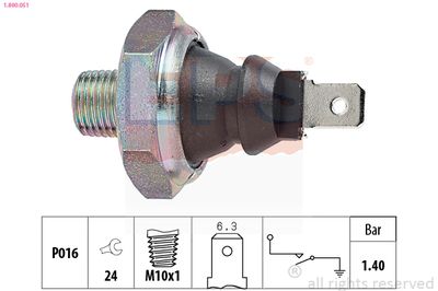 Oil Pressure Switch EPS 1.800.051