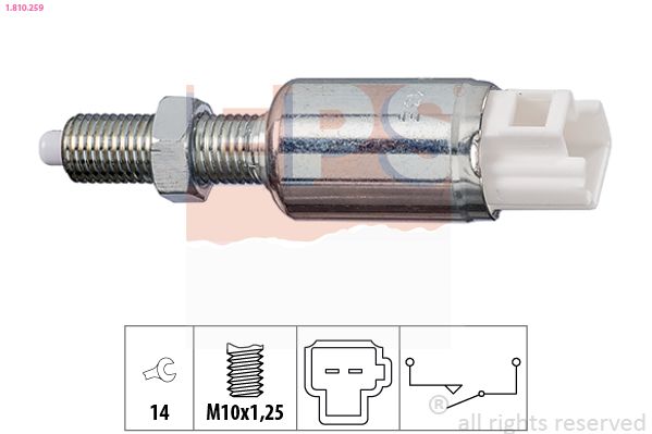 EPS 1.810.259 Switch, clutch control (cruise control)