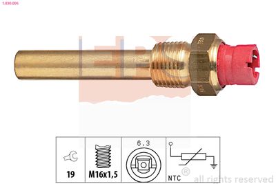 Sensor, oil temperature EPS 1.830.006