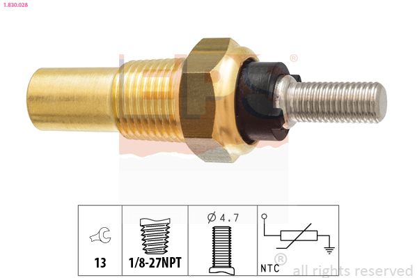 EPS 1.830.028 Sensor, coolant temperature