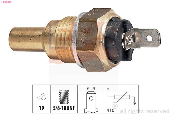 EPS 1.830.029 Sensor, coolant temperature