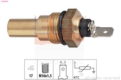 Sensor, coolant temperature EPS 1.830.083