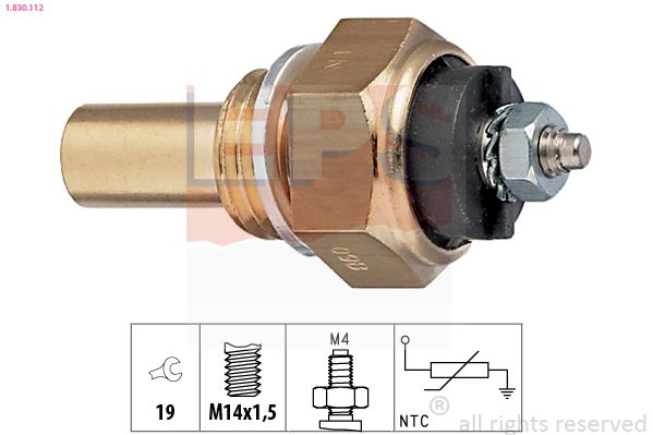 EPS 1.830.112 Sensor, coolant temperature