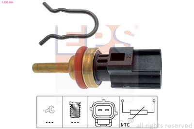 Sensor, coolant temperature EPS 1.830.346