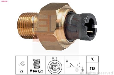 Temperature Switch, coolant warning lamp EPS 1.840.041