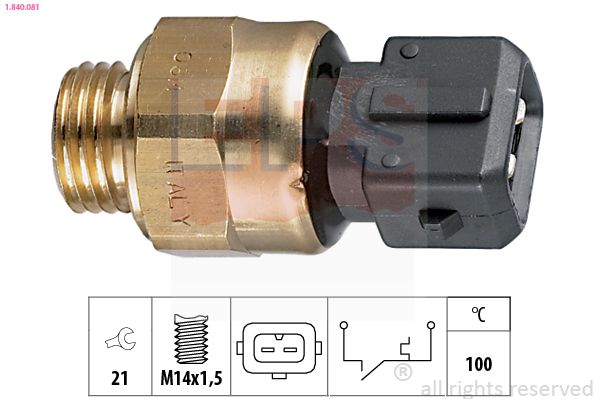 EPS 1.840.081 Temperature Switch, coolant warning lamp