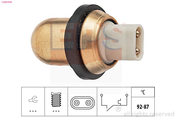 EPS 1.850.038 Temperature Switch, radiator fan