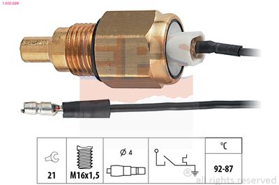 Temperature Switch, radiator fan EPS 1.850.039