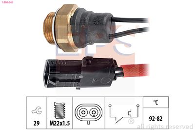 Temperature Switch, radiator fan EPS 1.850.045