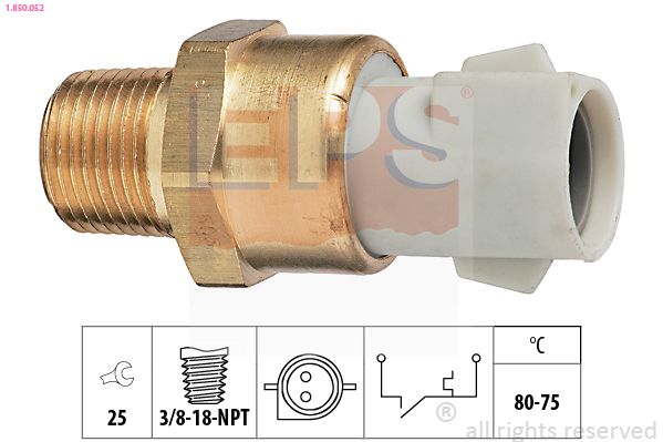 EPS 1.850.052 Temperature Switch, radiator fan