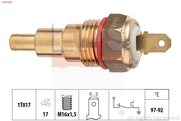 EPS 1.850.069 Temperature Switch, radiator fan