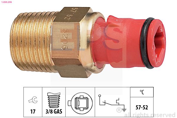 EPS 1.850.206 Temperature Switch, radiator fan