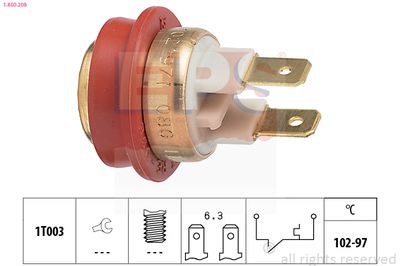 Temperature Switch, radiator fan EPS 1.850.208