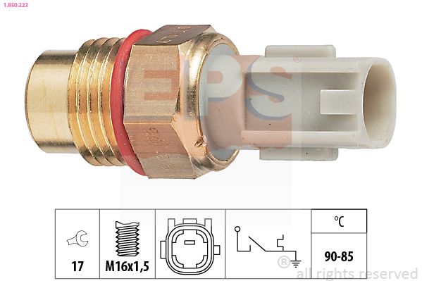 EPS 1.850.223 Temperature Switch, radiator fan