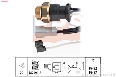 Temperature Switch, radiator fan EPS 1.850.602