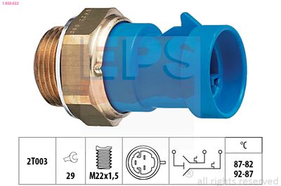 Temperature Switch, radiator fan EPS 1.850.622