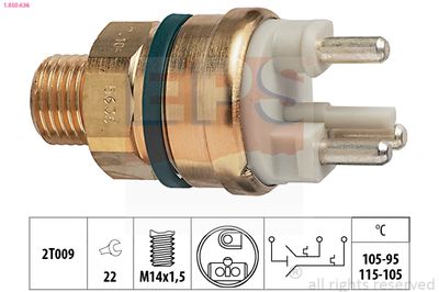 Temperature Switch, radiator fan EPS 1.850.636