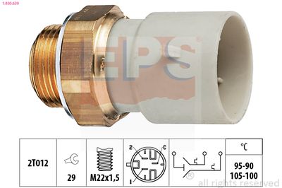 Temperature Switch, radiator fan EPS 1.850.639