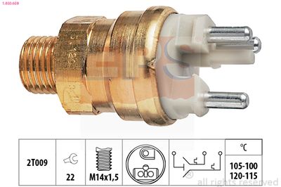 Temperature Switch, radiator fan EPS 1.850.659