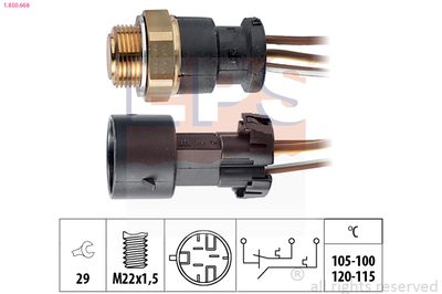 Temperature Switch, radiator fan EPS 1.850.668