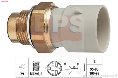 Temperature Switch, radiator fan EPS 1.850.676