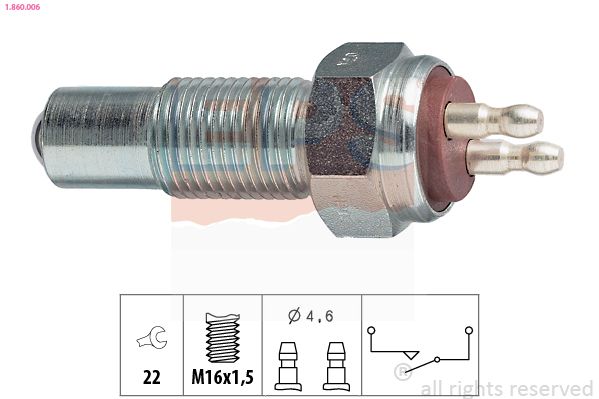 EPS 1.860.006 Switch, reverse light