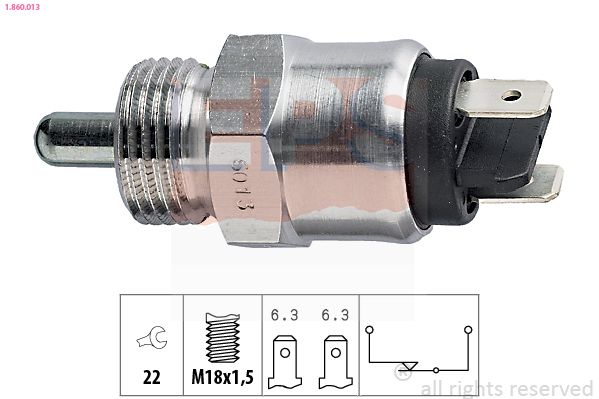 EPS 1.860.013 Switch, reverse light