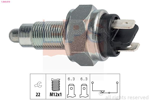 EPS 1.860.019 Switch, reverse light