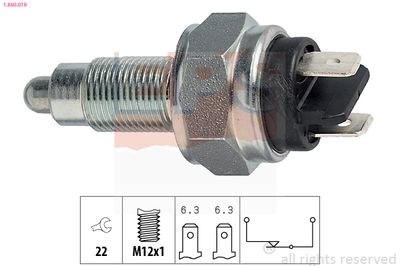 Switch, reverse light EPS 1.860.019