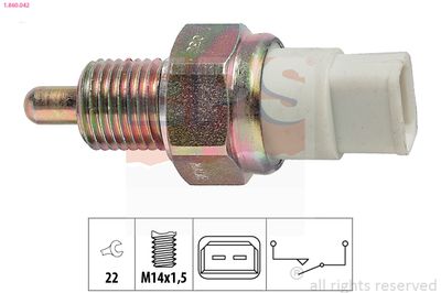 Switch, reverse light EPS 1.860.042