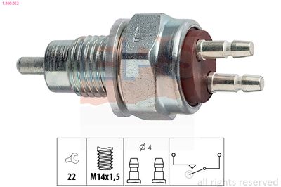 Switch, reverse light EPS 1.860.052
