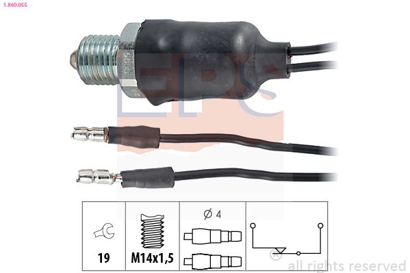 EPS 1.860.055 Switch, reverse light