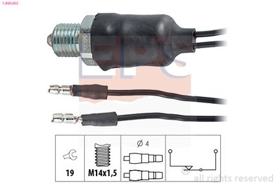 Switch, reverse light EPS 1.860.055