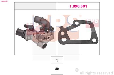 Thermostat, coolant EPS 1.880.095
