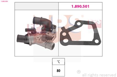 Thermostat, coolant EPS 1.880.096