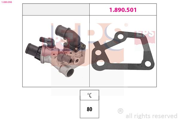 EPS 1.880.098 Thermostat, coolant