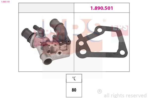 EPS 1.880.101 Thermostat, coolant