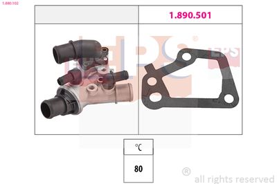 Thermostat, coolant EPS 1.880.102