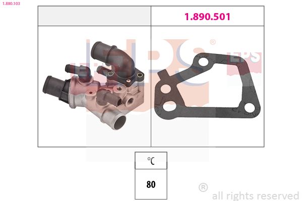 EPS 1.880.103 Thermostat, coolant