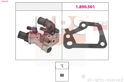 Thermostat, coolant EPS 1.880.103