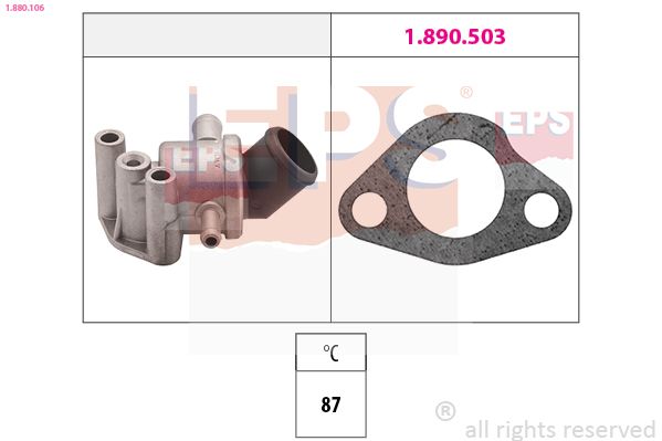 EPS 1.880.106 Thermostat, coolant