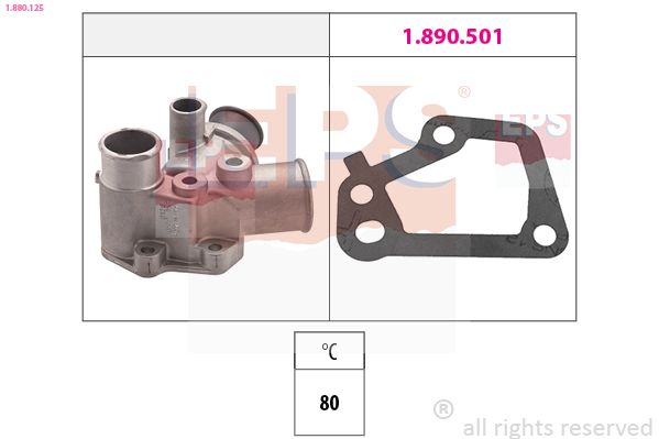 EPS 1.880.125 Thermostat, coolant
