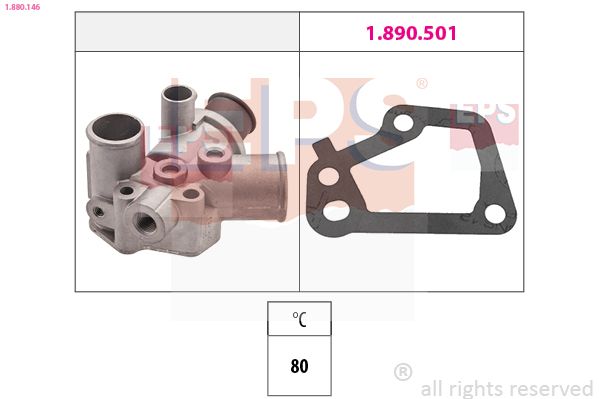 EPS 1.880.146 Thermostat, coolant