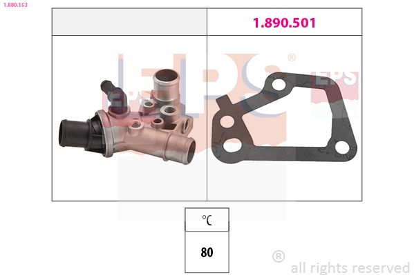 EPS 1.880.153 Thermostat, coolant